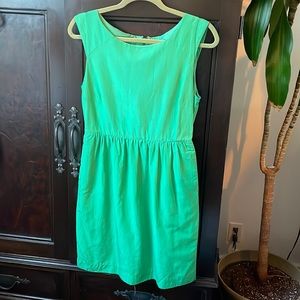 Green J Crew Dress